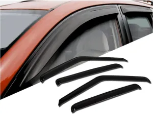 West River for 94405 4pcs Out Channel Style Sun Rain Window Visors Visor Simple installation fast delivery free return and exchange