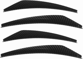 Wheel Arch Trim Covers Carbon Fiber Car Eyebrow Guards for Scratch Protection