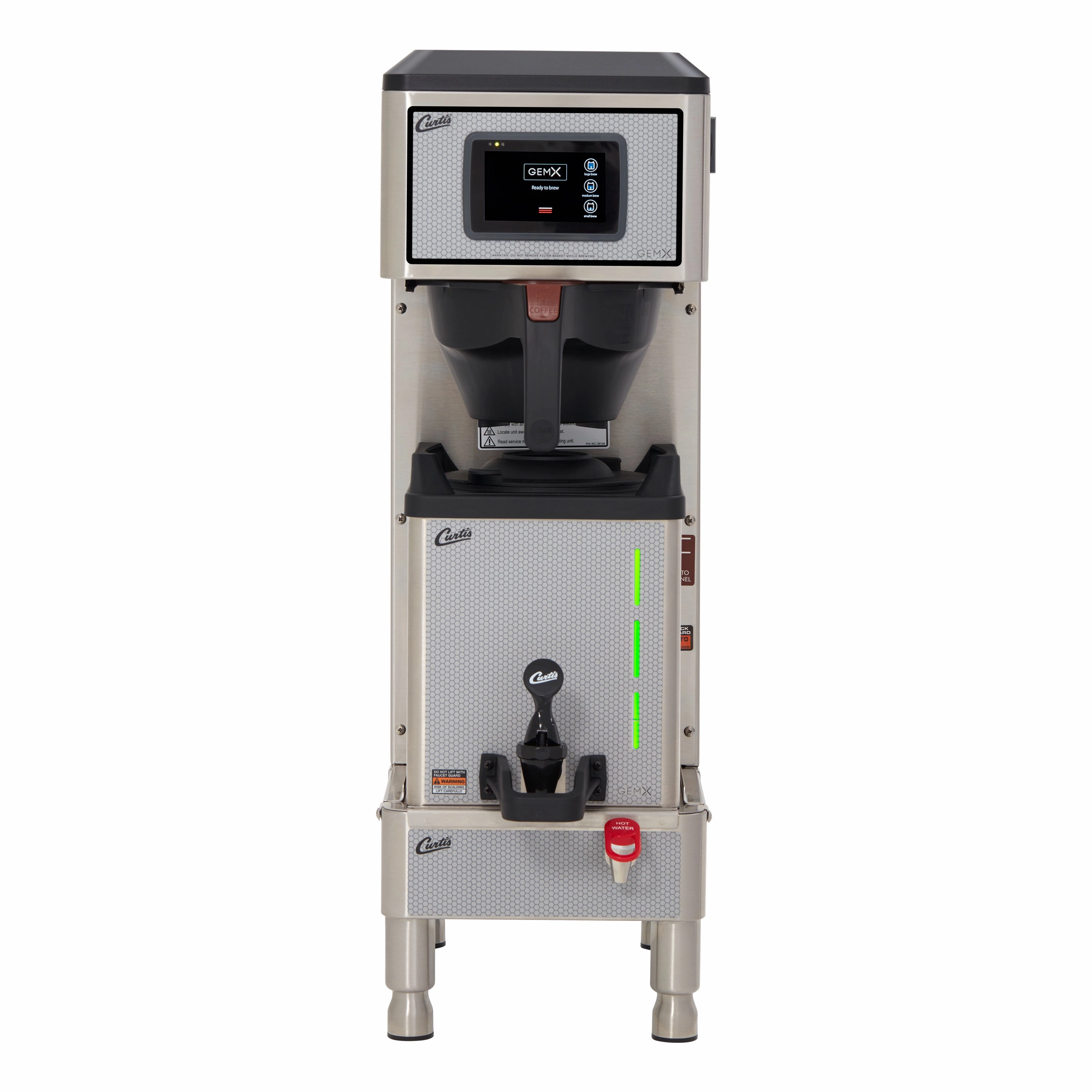 Wilbur Curtis G4GEMXSIFT63A1000 - G4 GemX Gemini IntelliFresh® Single 1.5 Gallon Coffee Brewer with FreshTrac® Satellite