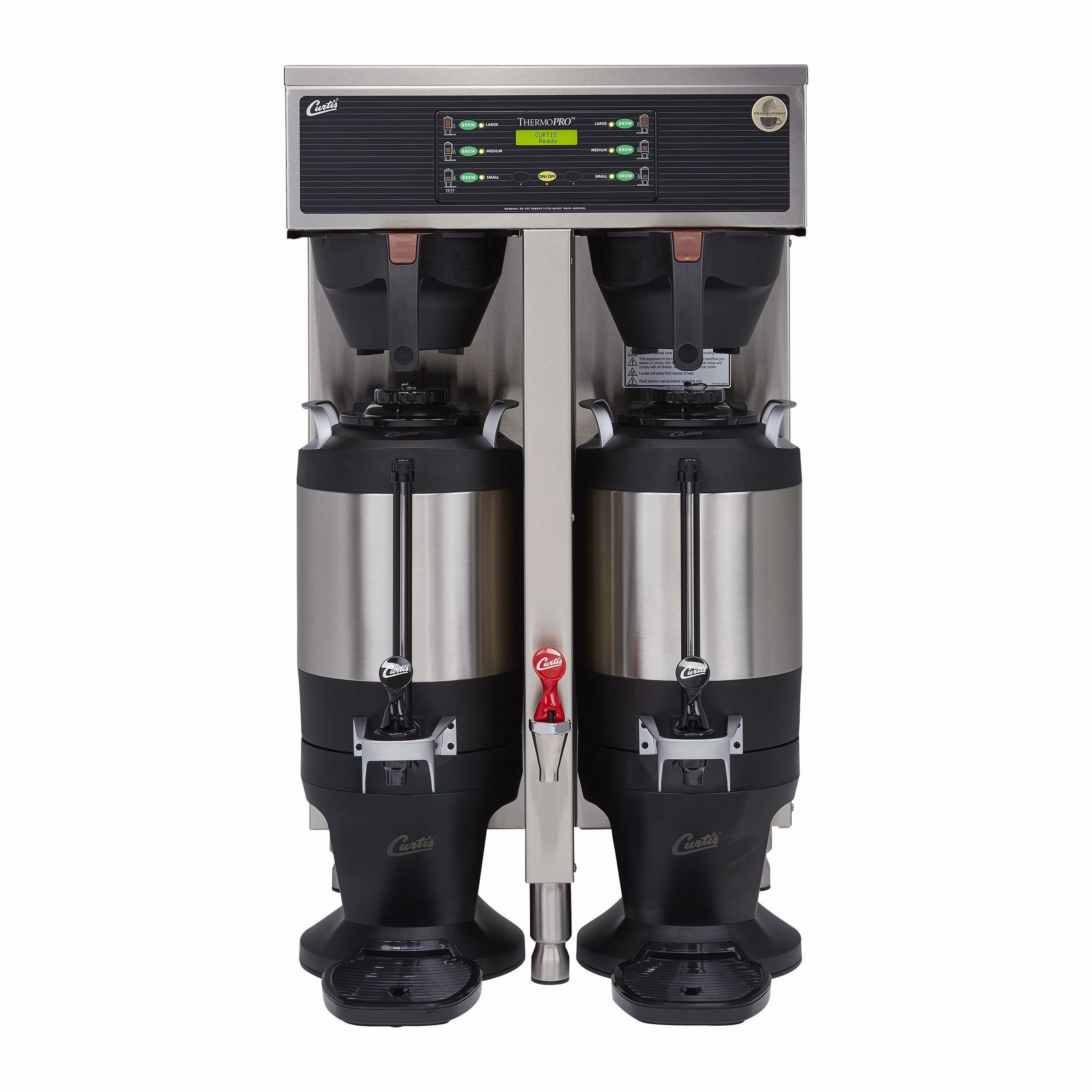Wilbur Curtis TP15T10A1500 - G3 Twin 1.5 Gal. Coffee Brewer with Shelf