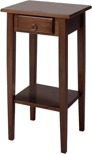 Winsome Regalia 29 1/2 x 17 x 14-Inch Wood Accent Table, Brown (94430)