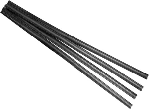 Wiperblades Refill Kit 4pcs Windscreen Wiper Strips Car Wiper Rubber Strip Replacement Weatherproof Long-lasting Simple Install