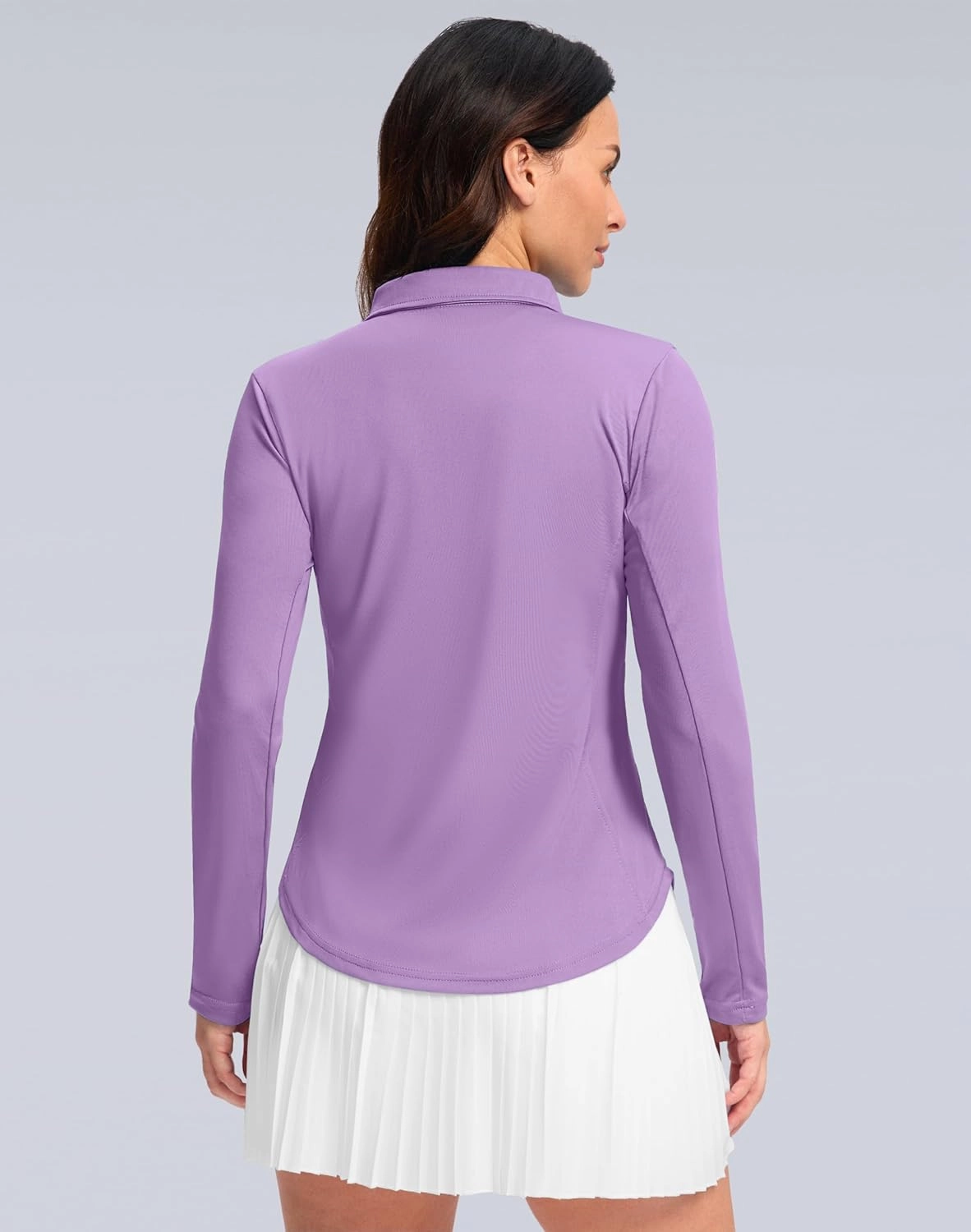 Women's Golf Shirts Lightweight UPF 50  Long Sleeve Shirts UV Protection Quick Dry Cool Polo Shirts for Women Work Outdoor