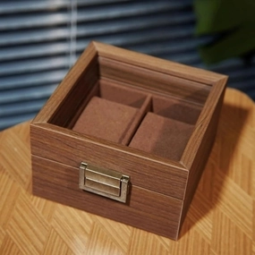 Wooden Watch Box Mechanical Watch Display Collection Watch Storage Box 2