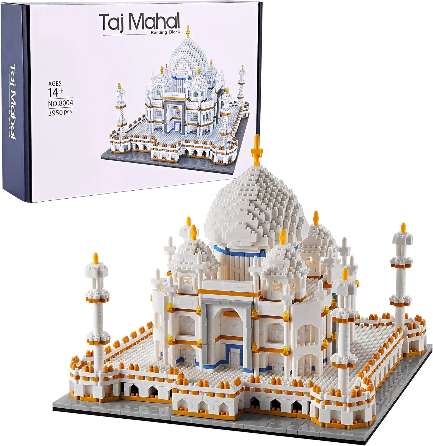 World Famous Architecture Taj Mahal Micro Building Block Set for Adults and Kid Age of 14  - 3950PCS