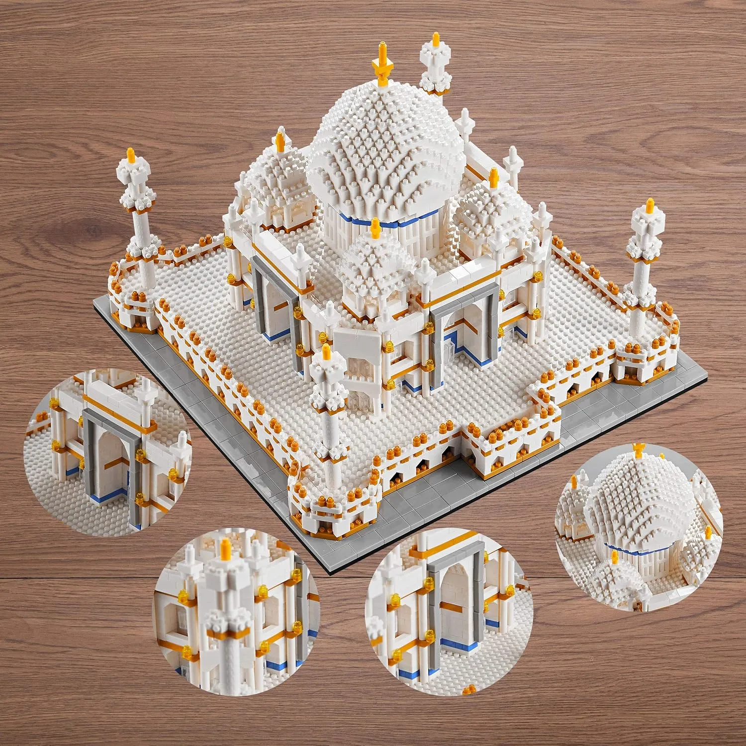 World Famous Architecture Taj Mahal Micro Building Block Set for Adults and Kid Age of 14  - 3950PCS