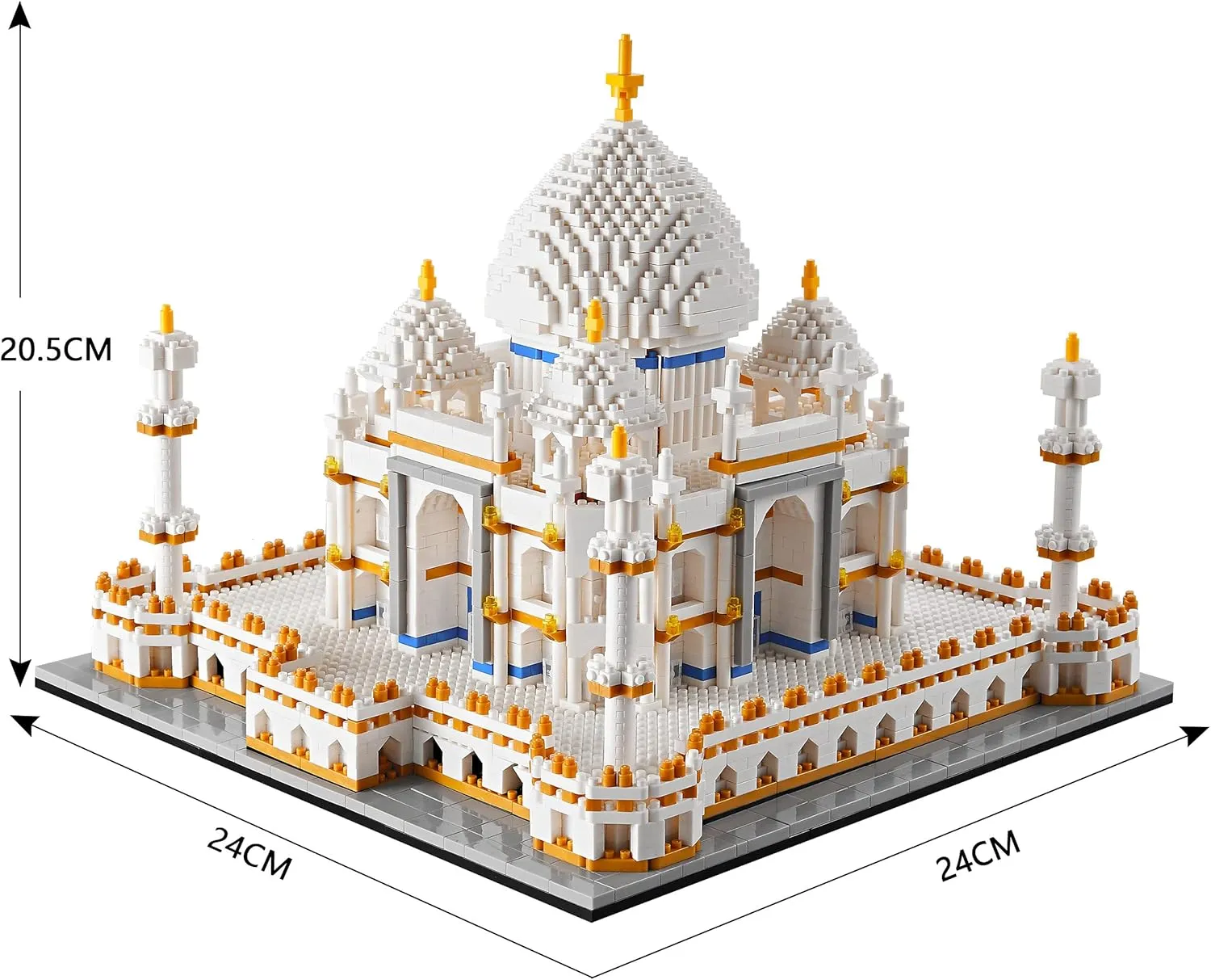 World Famous Architecture Taj Mahal Micro Building Block Set for Adults and Kid Age of 14  - 3950PCS