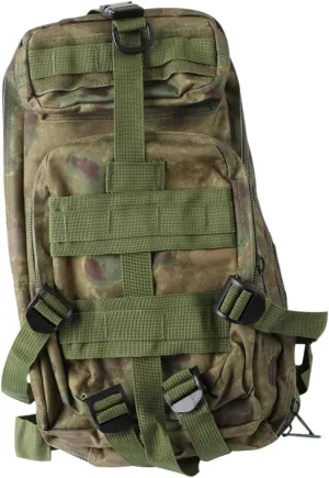 Yardwe Small Camouflage Backpack Style Hiking Trekking Camping Compartments Adjustable Straps Lightweight