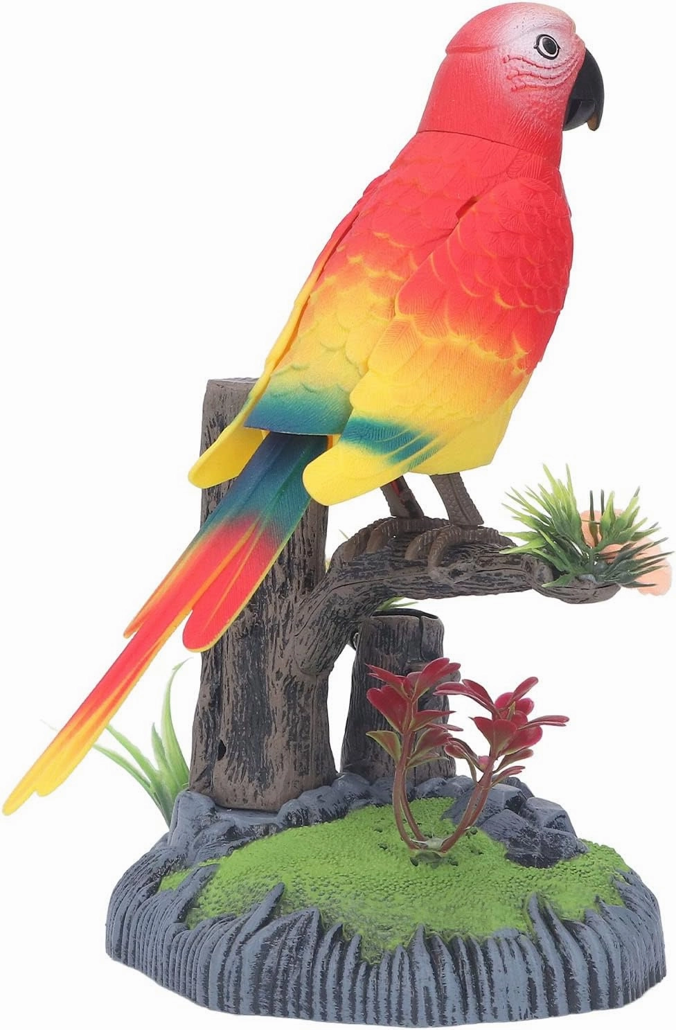 ZJchao Electric Voice Control Parrot Singing Toy for Kids Adults Mimicry Parrot Simulation Toy Entertainment (506G)