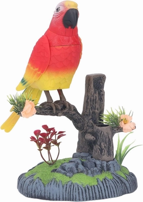 ZJchao Electric Voice Control Parrot Singing Toy for Kids Adults Mimicry Parrot Simulation Toy Entertainment (506G)